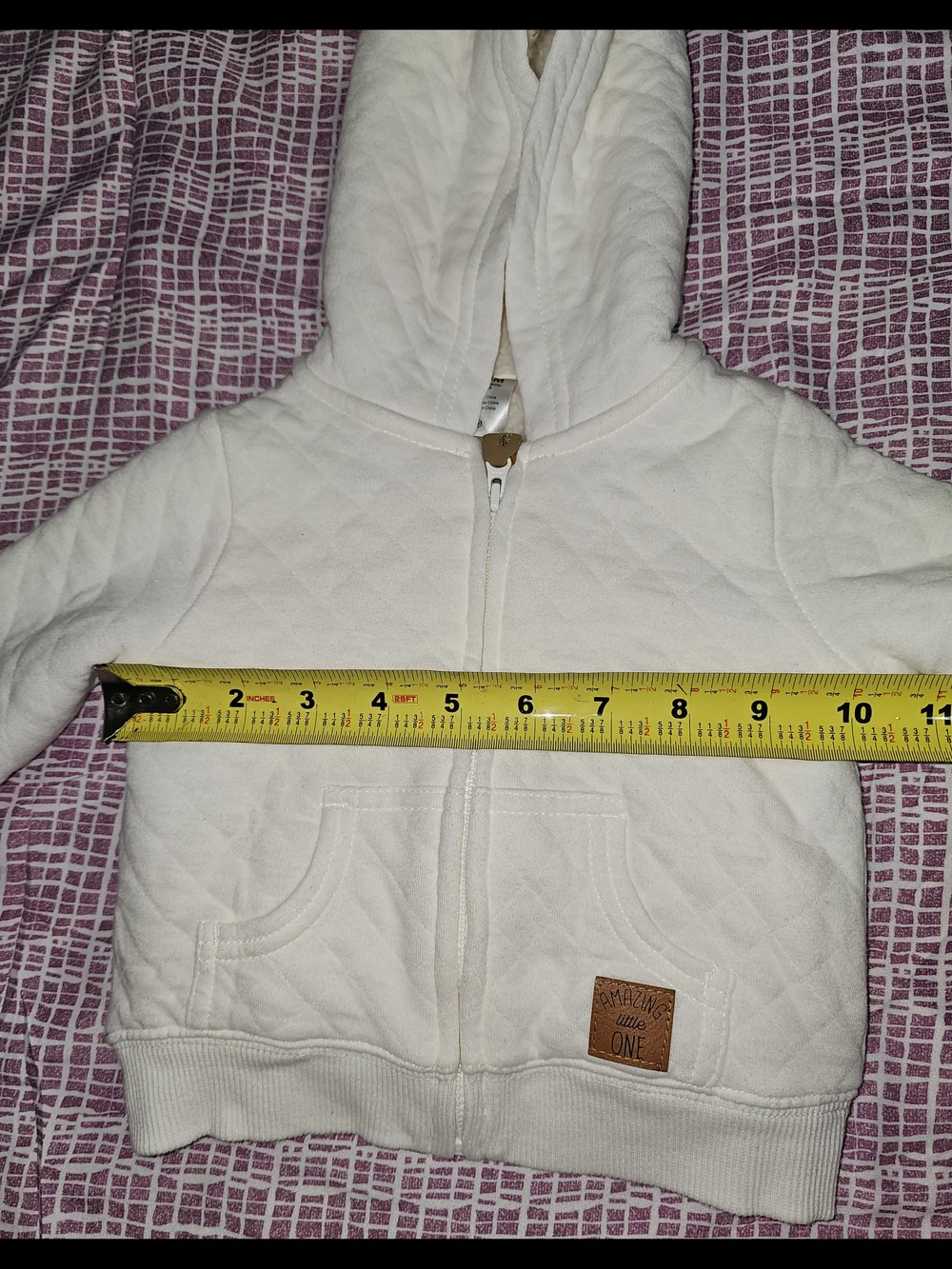 Carter's Cream Sherpa Lined Zip Hoodie with Ear HoodSimple Joys by Carter's Baby